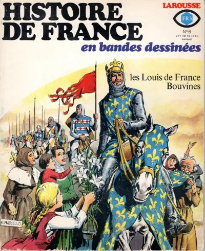 Cover of les Louis de France; Bouvines