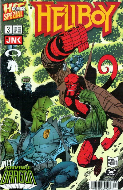 Cover of Hellboy Savage Dragon
