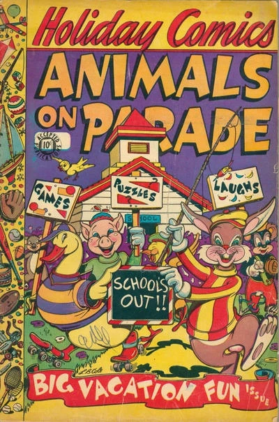 Cover of Animals on Parade: Big Vacation Fun Issue
