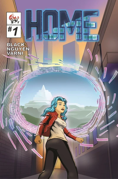 Cover of The Girl With The Blue Hair
