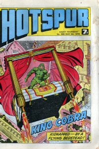 King Cobra kidnapped by a flying bedstead