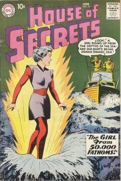 Cover of The Girl from 50,000 Fathoms!