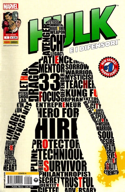 Cover of Hulk: Separati prima parte; Hulk d'Arabia prima parte; Il Dottor Strange: Lo sciamano del Greenwich Village; Disruttore di mondo prima parte; Odio me stesso e voglio morire