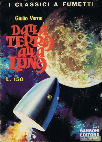 Cover of Dalla Terra Alla Luna