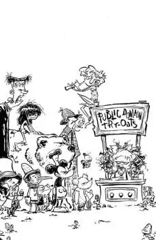 Cover of Skottie Young Incentive B&W Variant (1:25)