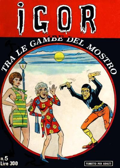 Cover of Tra le gambe del mostro
