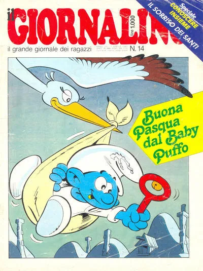 Cover of Buona Pasqua dal Baby Puffo