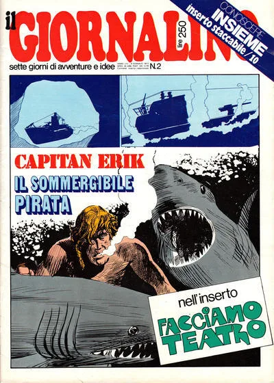 Cover of Capitan Erik il Sommergibile Pirata