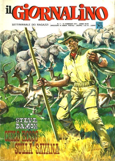 Cover of Cielo rosso sulla savana
