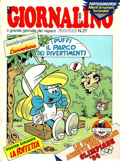 Cover of I Puffi il parco de divertimenti