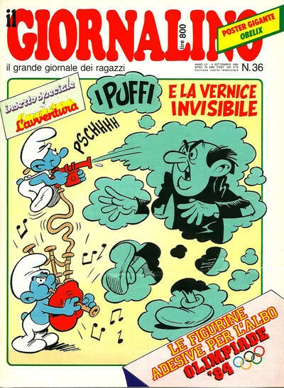 Cover of I Puffli e la vernice invisible