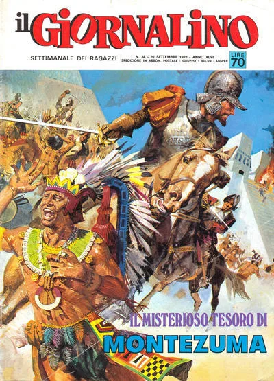 Cover of Il misterioso tesoro di Montezuma