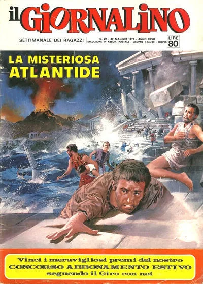 Cover of La misteriosa Atlantide