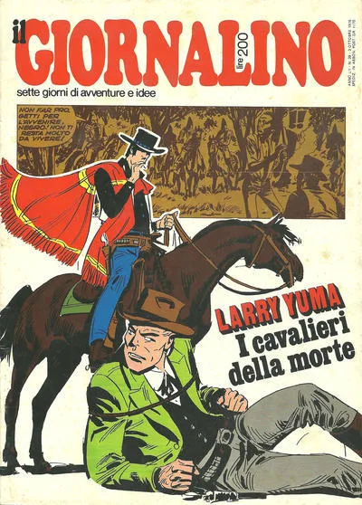 Cover of Larry Yuma I cavalieri della morte