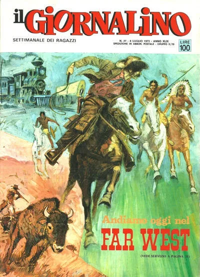 Cover of Oggi andiamo nel Far West