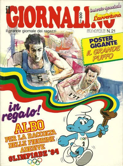 Cover of Olimpiade '84: L'albo dei super campion