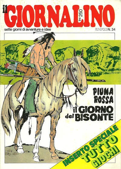 Cover of Piuma Rossa il giorno del bisonte