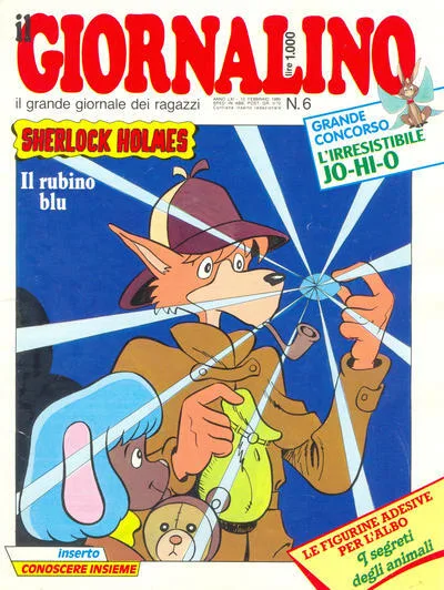 Cover of Sherlock Holmes Il rubio blu