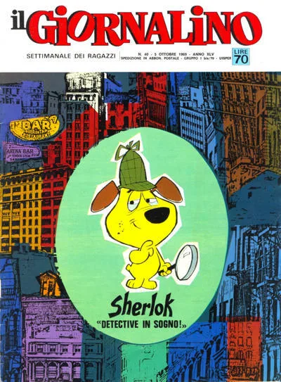 Cover of Sherlok "Detective in sogno"
