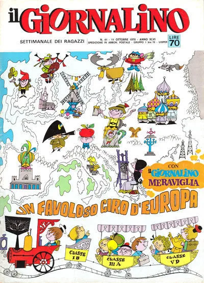 Cover of Un favoloso giro d'Europa