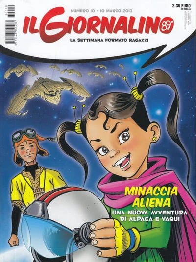 Cover of Minaccia Aliena una Nuova Avventura di Alpaca e Yaqui