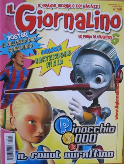 Cover of Pinocchio 3000, il Robot Burattino