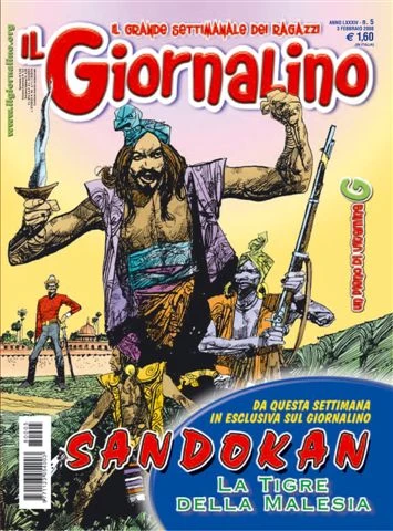 Cover of Sandokan La Tigre della Malesia