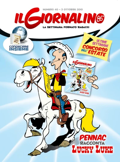 Cover of Pennac Racconta Lucky Luke