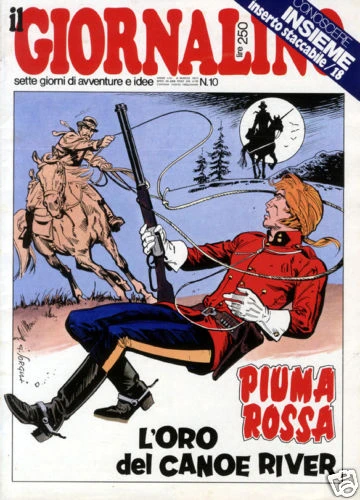 Cover of Piuma Rossa: L'Oro del Canoe River
