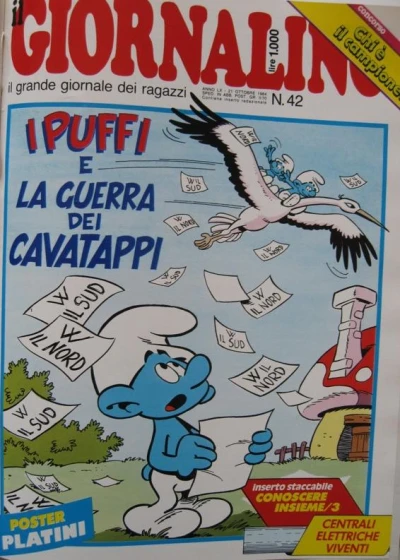 Cover of I Puffi e la Guerra dei Cavatappi