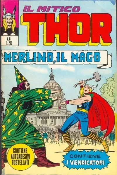 Cover of Merlino, il mago