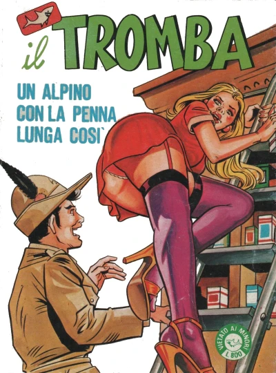 Cover of Un alpino con la penna lunga così