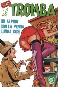 Un alpino con la penna lunga così