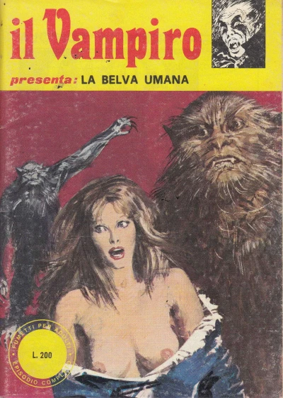 Cover of La belva umana