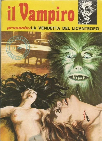 Cover of La vendetta del licantropo