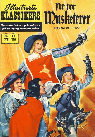 Cover of De tre musketerer