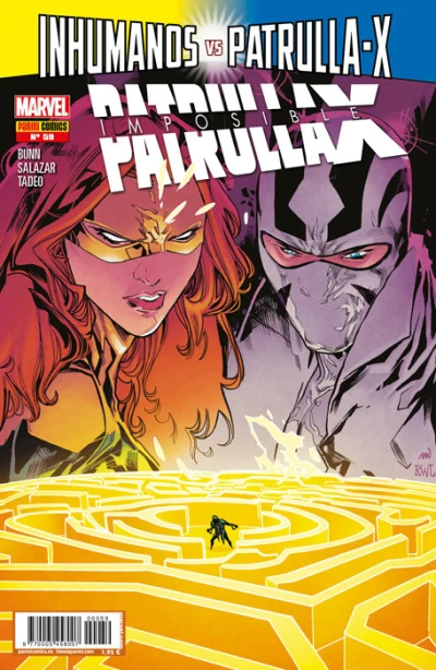 Cover of Inhumanos Vs. Patrulla-X