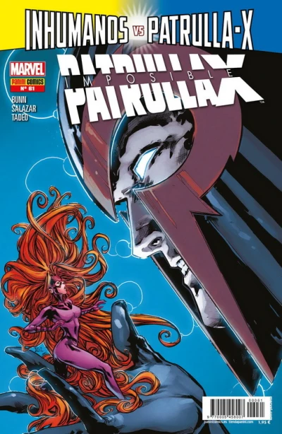 Cover of Inhumanos Vs. Patrulla-X