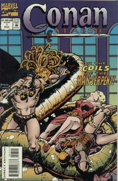Cover of In The Coils Of The Man-Serpent!