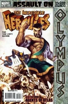 Cover of Assault On New Olympus, Pt. 3: The Fourth Extinction / Godmarked, Pt. 4: Oh Hades…It Is On!