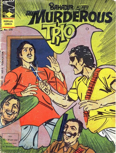 Cover of Bahadur And The Murderous Trio