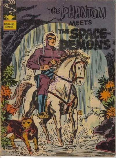 Cover of The Phantom Meets The Space-Demons