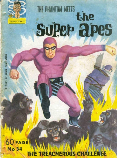 Cover of The Phantom Meets the Super Apes
