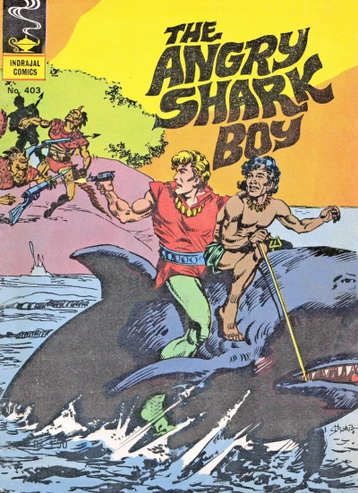 Cover of The Angry Shark Boy