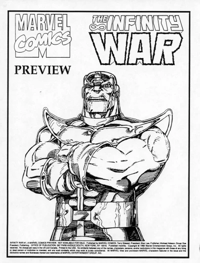 Cover of The Infinity War Preview