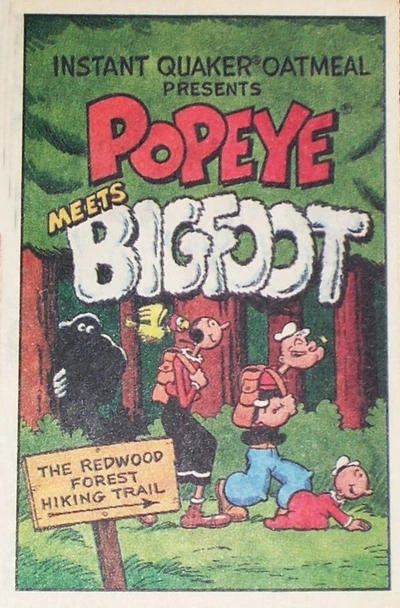 Cover of Popeye meets Bigfoot