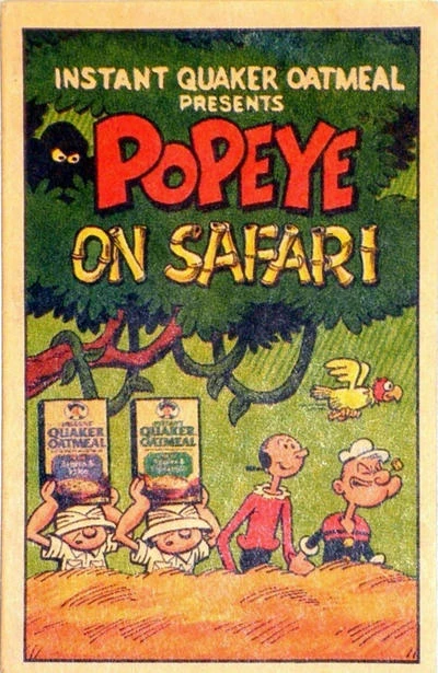 Cover of Popeye on Safari
