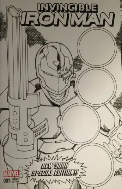 Cover of Larry's Comics Sketch Variant