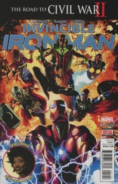 Cover of 2nd Printing Mike Deodato Variant Cover