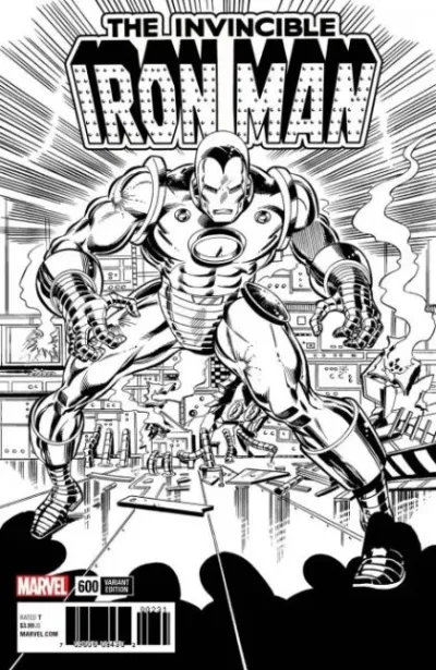 Cover of Incentive John Romita Jr Remastered Sketch Variant Cover